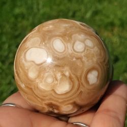 Swirl Chocolate Calcite Crystal Sphere Shipping Available