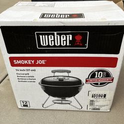 Weber Smokey Joe 14” Charcoal Grill - New in Box
