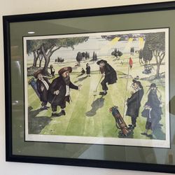 Judaica Art Hasidic Art Print 291/300 Martin Holt  