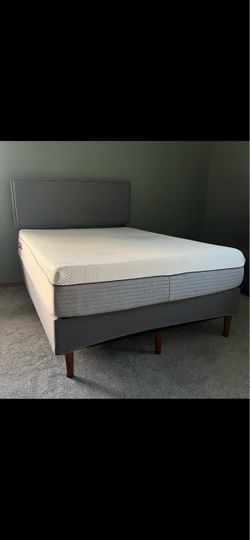 The Purple Mattress & Queen Purple Bed Frame