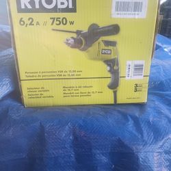 New Ryobi 6.2 A Hammer Drill. Corded 