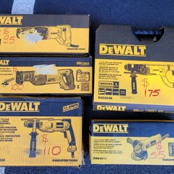 Dewalt Tools ( SEE PICTURES FOR PRICES)