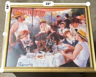 The Luncheon of the Boating Party, 1881 Wall Art