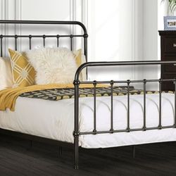 Brand New Bronze Solid Metal California King Bed Frame 
