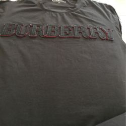 Women Burberry T- Shirt / Blk Size M