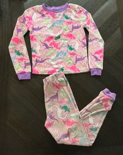 Girls Size 6X Dinosaur Pajamas Set – FREE with Purchase!