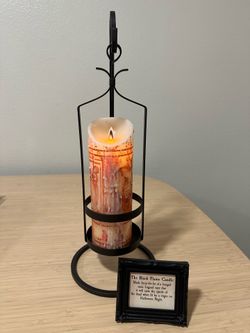 Hocus Pocus black flame candle