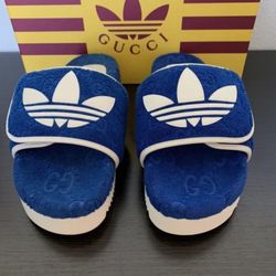 Gucci X Adidas Slippers 