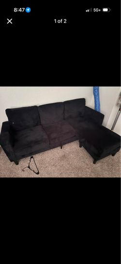black couch