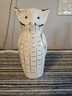 MCM Ceramic Owl Statue