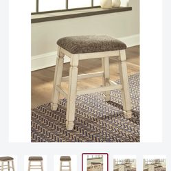 Bolanburg Counter Height Backless Upholstered Bar Stool (Set of 2) From Ashley Studios 