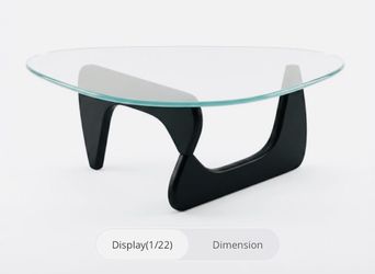 Noguchi style coffee table