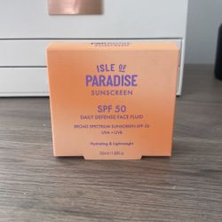 Brand New Isle of Paradise SPF 50 Face Sunscreen
