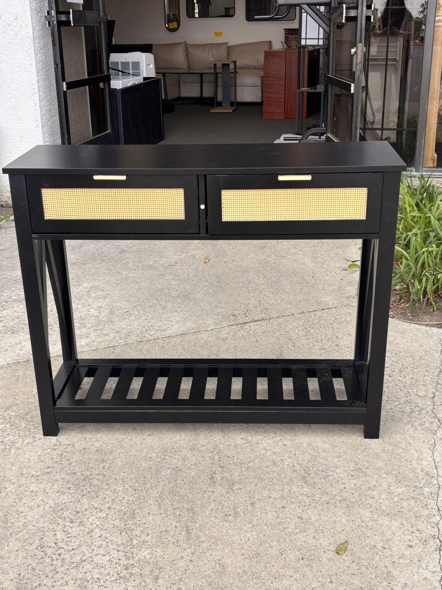 $50.00!! New 39.3”x11.8”x31.5 White Or Black Wooden Entryway Console Table Kitchen Console Cabinet
