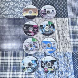 Eight Xbox 360 Games