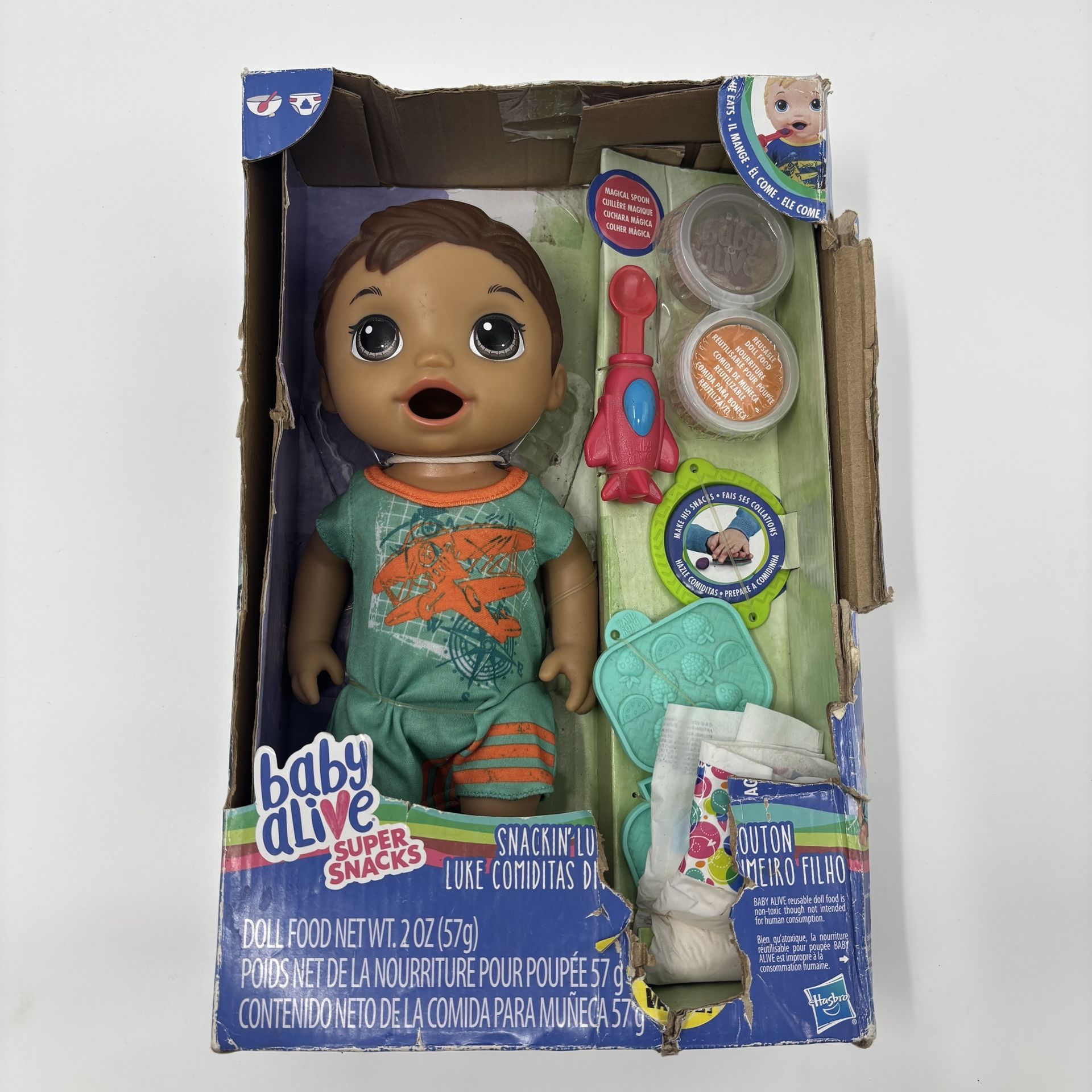 Baby Alive Snackin Luke Doll