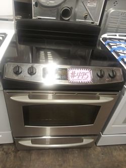 GE sidle in electric range working perfectly