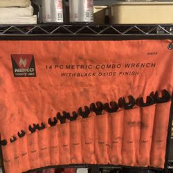 Neiko Made In USA 14 Pcs Metric Wrench Set 