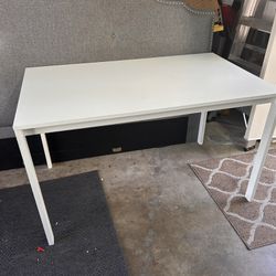 White Table/Desk 30in X g49in X29in