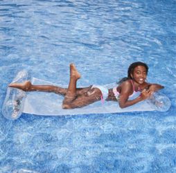 Flotador en forma de hamaca