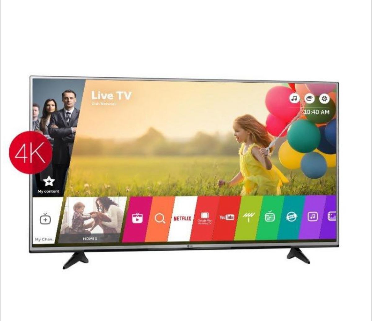 LG 55” 4K UHD Smart TV