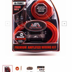 Elite Audio 4 Gauge 2000W Amp Wiring Kit