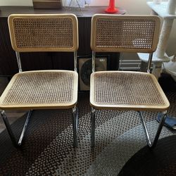 Cesca Cane Chairs (2)