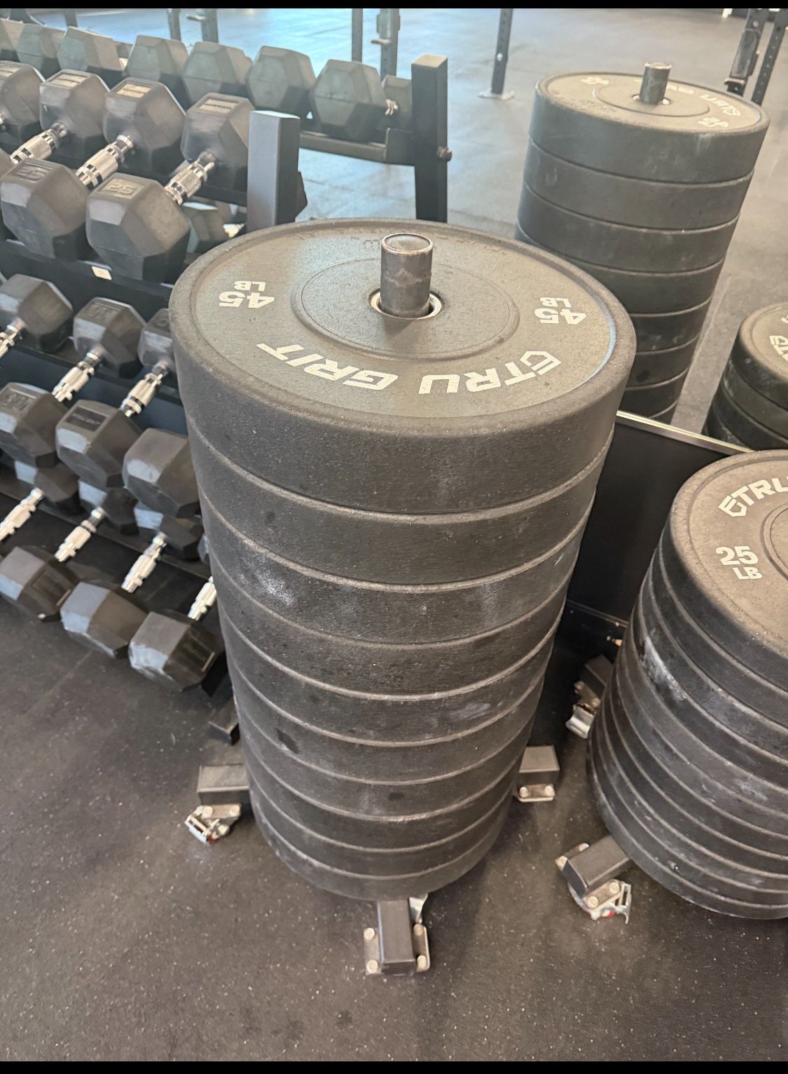 Tru Grit Bumper Plates Few Sets Available Selling At Dollar Per Pound
