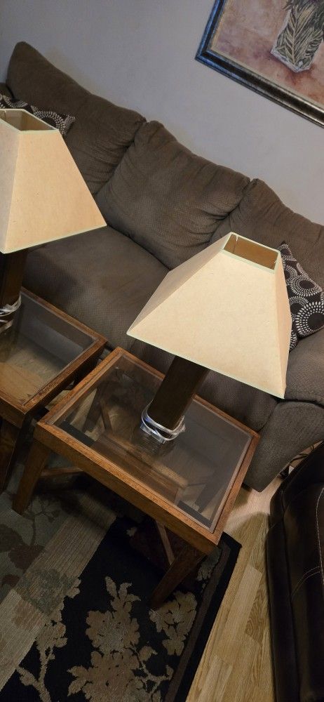 Living Room Set Couch,  Love Seat,  2 Tables,  2 Lamps 