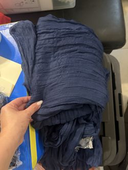 Navy Blue Cheesecloths