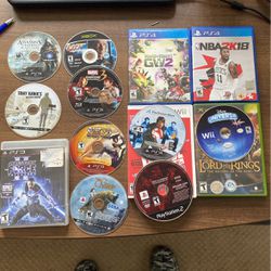 14 Game PS4 PS3 Wii Lot