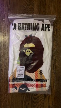 NWT | A Bathing Ape BAPE x Burberry Check Ape Head Logo T-Shirt | RARE Streetwear