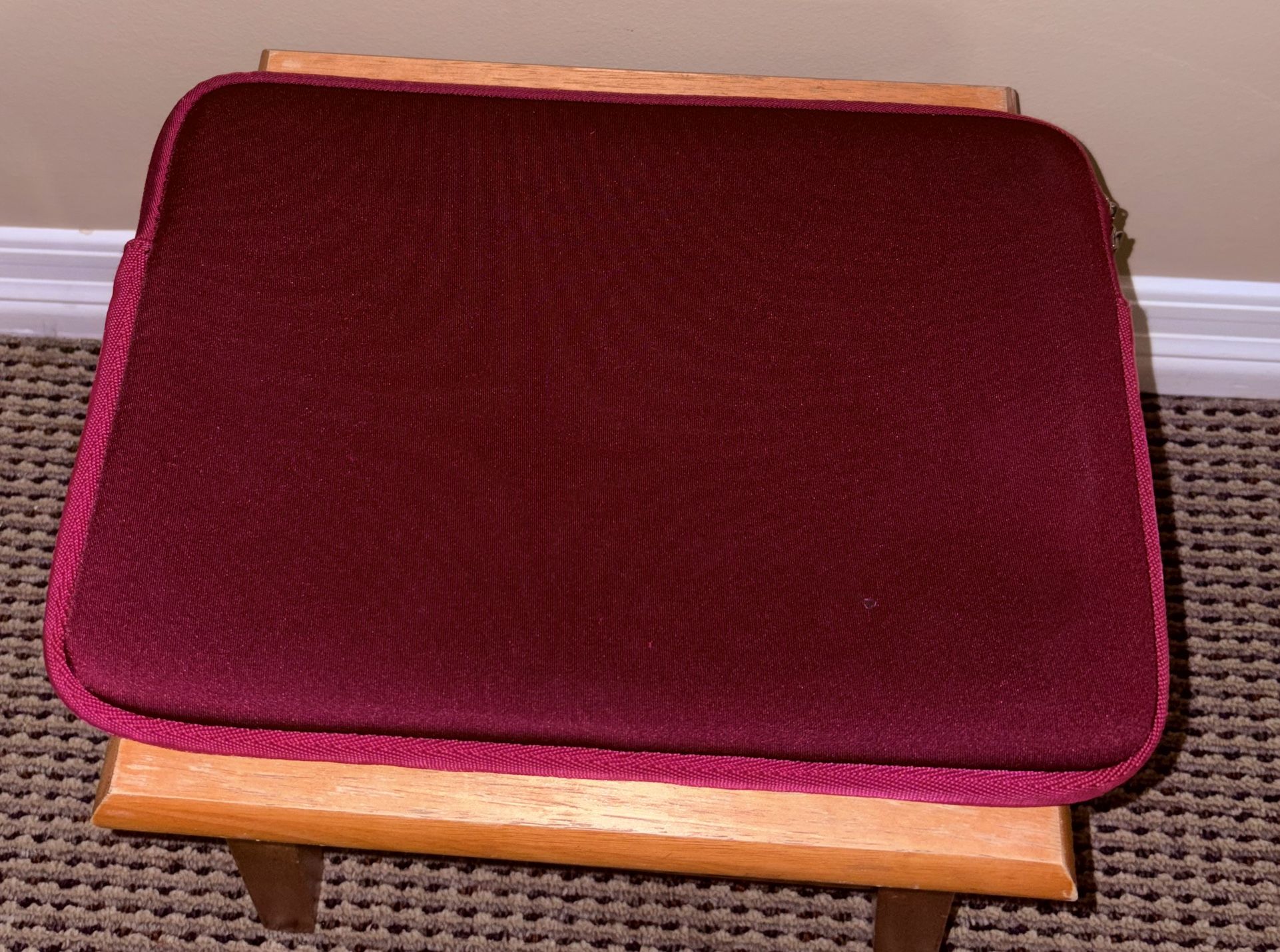 Wine Red Laptop Sleeve Case 13 Inch 