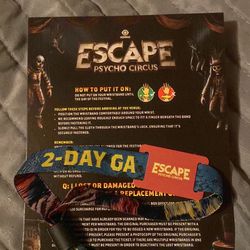 Escape Halloween Ticket 2x