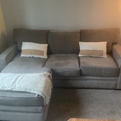 Three Seater Grey Couch 