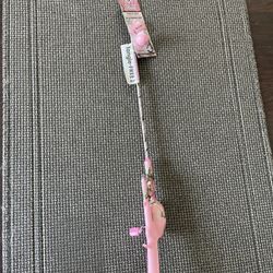Realtree Tangle-Free Kid 34” Fishing Pod Rod Pink NWT