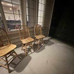 Real Wood Stool Chairs 