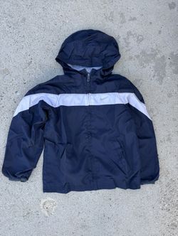 Navy and white Nike windbreaker nike size 7 youth 
