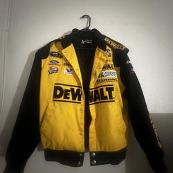 vintage Authentic Dewalt Racer Jacket BAPE VLONE SUPREME RICKOWENS RETRO JORDANS NUMBER NINE 