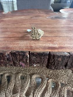 Gold nugget La ring