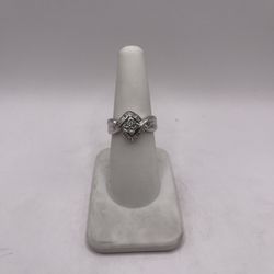 Gold Diamond Engagement Ring 