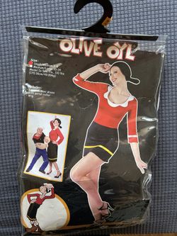 Olive Oil Adult Costume Size Small 2-4