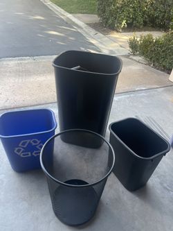 Various New Garbage Cans For Office/home