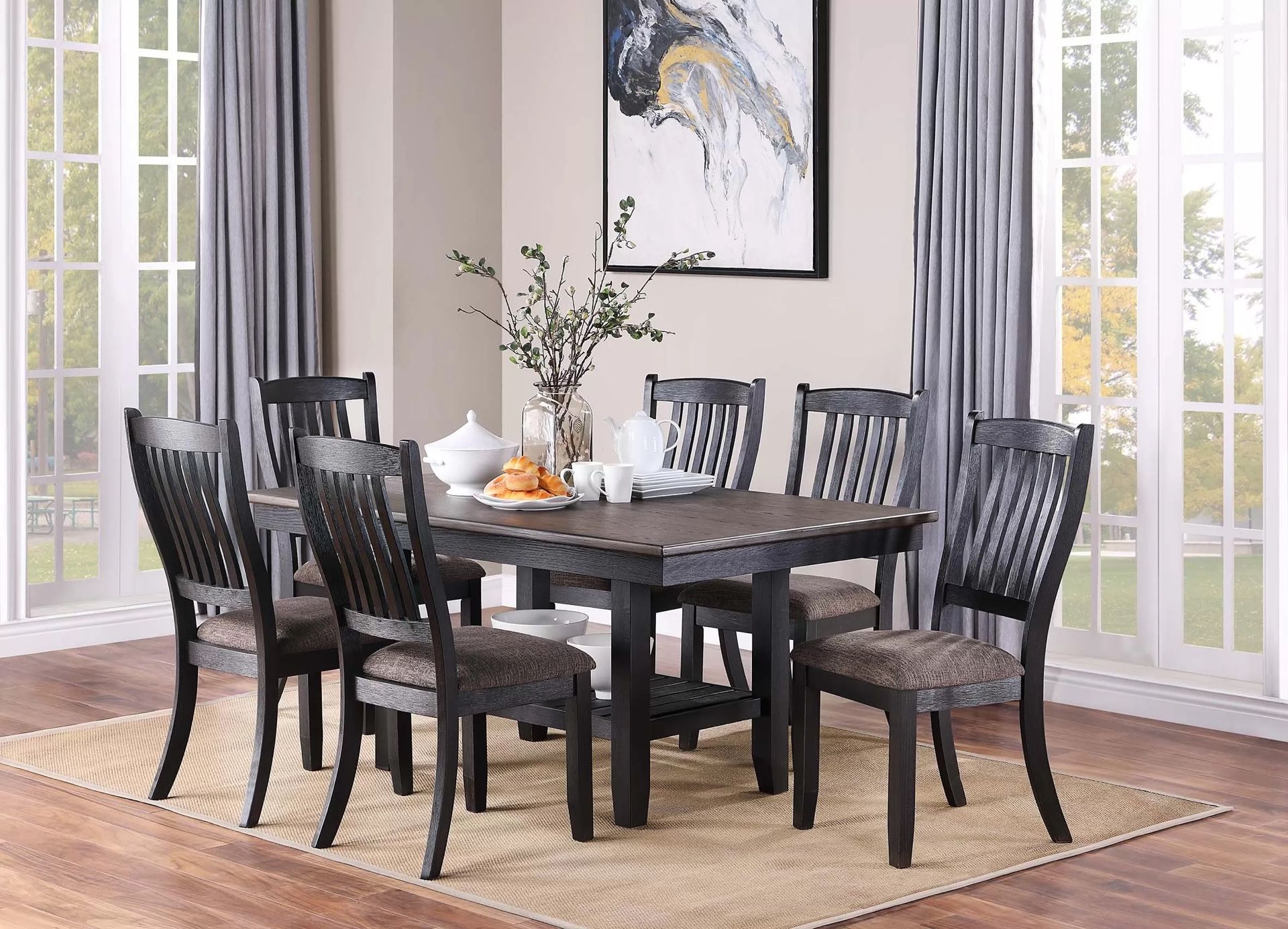 7Pc Dining Table Set