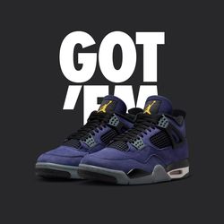 Jordan 4 “Lakers purple” Size 12.5
