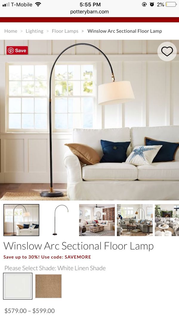 Pottery Barn Winslow Arc Sectional Floor Lamp Brand New Furniture Pottery Barn Winslow Arc Sectional Floor Lamp Brand New Furniture In Lauderdale Lakes Fl Offerup
