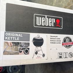 Weber  Charcoal Kettle Grill Black