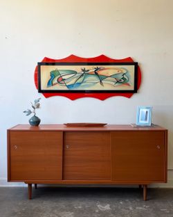 Vintage Danish Modern Teak Credenza