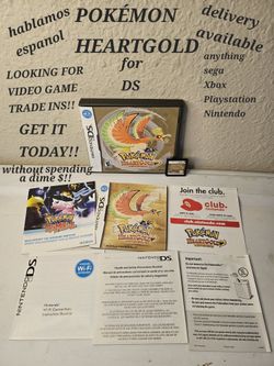 POKÉMON HEARTGOLD FOR DS COMPLETE SELL OR TRADE
