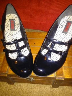 Black Patten Leather 3inch Heels